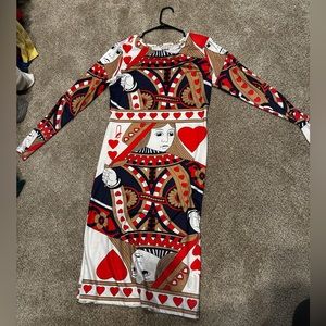 Queen of Hearts Dress Size L